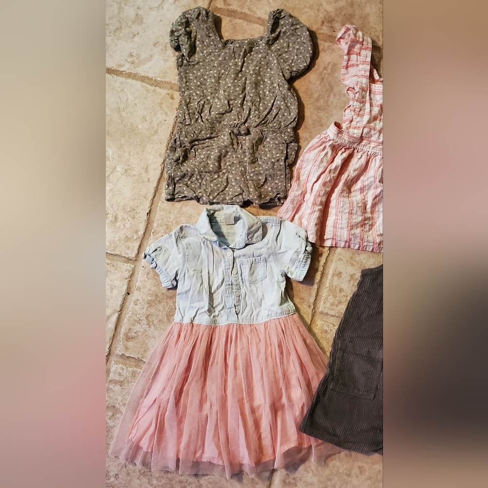 Girls Clothes Bundle Size 4T Cat & Jack, Little Co By Lauren Conrad, Oshkosh - Picture 3 of 13